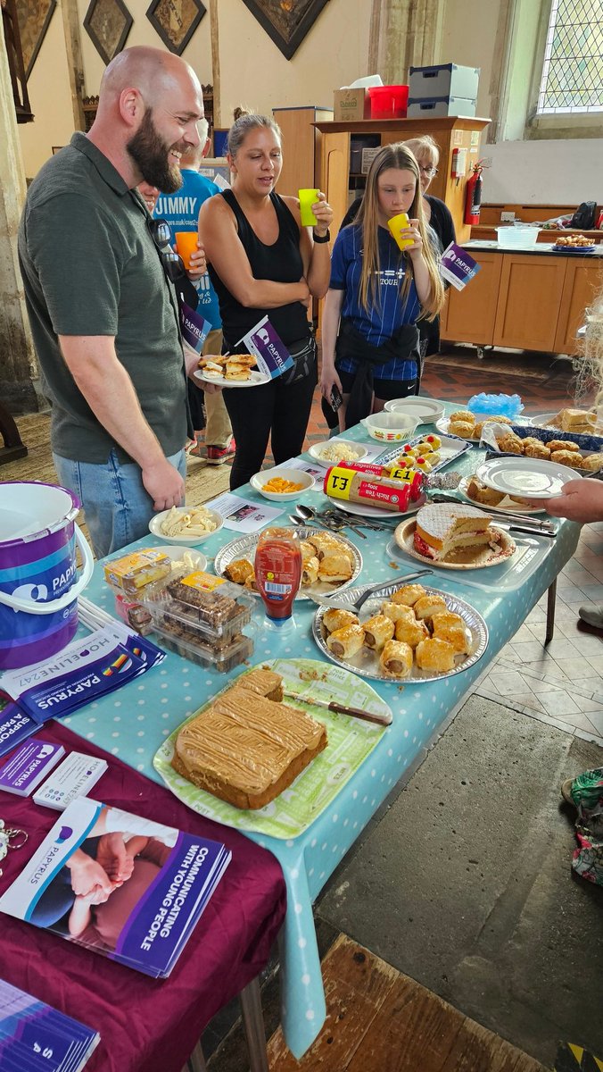 Good afternoon

Just an update on this afternoons wonderful Hadleigh HOPEWALK for <a href="/PAPYRUS_Charity/">PAPYRUS</a> Prevention of Young Suicide 

The afternoon went absolutely amazing, loads of food, drinks, and chat. 

A big thank you to St Mary's Church Hadleigh for again letting us use the