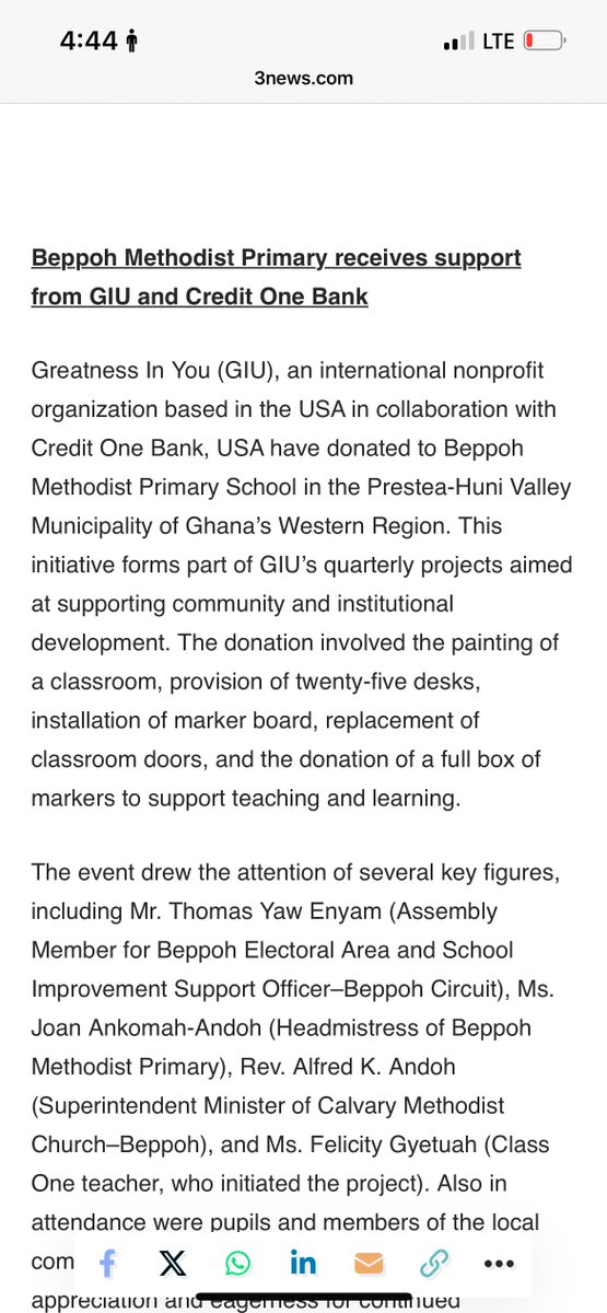 God bless the <a href="/Greatness_GIU/">GreatnessInYou_GIU</a> founded by Mr <a href="/LKKesse/">Kwabena Kesse, CPA, CRISC</a> 🙏💪. 

And to the one and only Ambassador, Sir <a href="/akwasi_boakyee/">Louis Boakye</a> , we say God bless you also, for your sacrifices and support to the country ❤️

#GIU