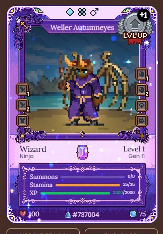 Well I did it after 2 months of dark summoning wizards I finally get a hit lmao. <a href="/DeFiKingdoms/">DeFi Kingdoms 🔺🌿</a> 
Mythic wizard/ninja Giant slayer greater stoned 😎 

adfk.app/heroes/1000000…