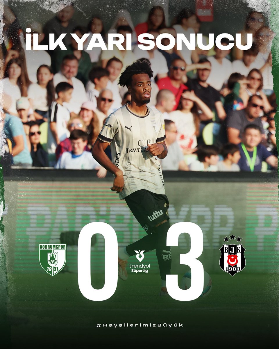 📢 İlk Yarı Sonucu

Sipay Bodrum FK 0-3 Beşiktaş