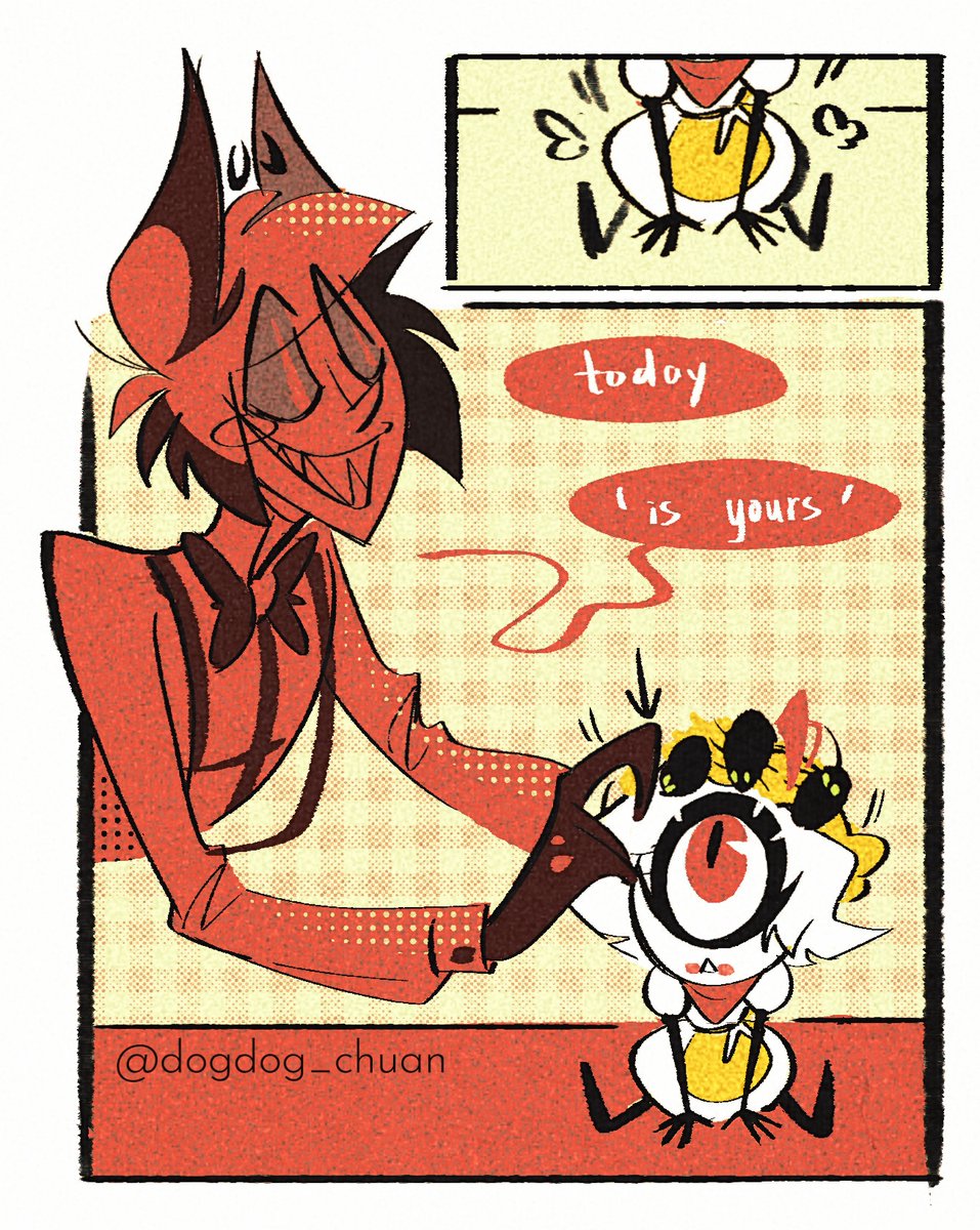 Dogdog_chuan's tweet image. June 1 is our Children's Day here.
6.1——’today is yours‘🍭
#Alastor #niffty #HazbinHotel
wish each of us will always be a child