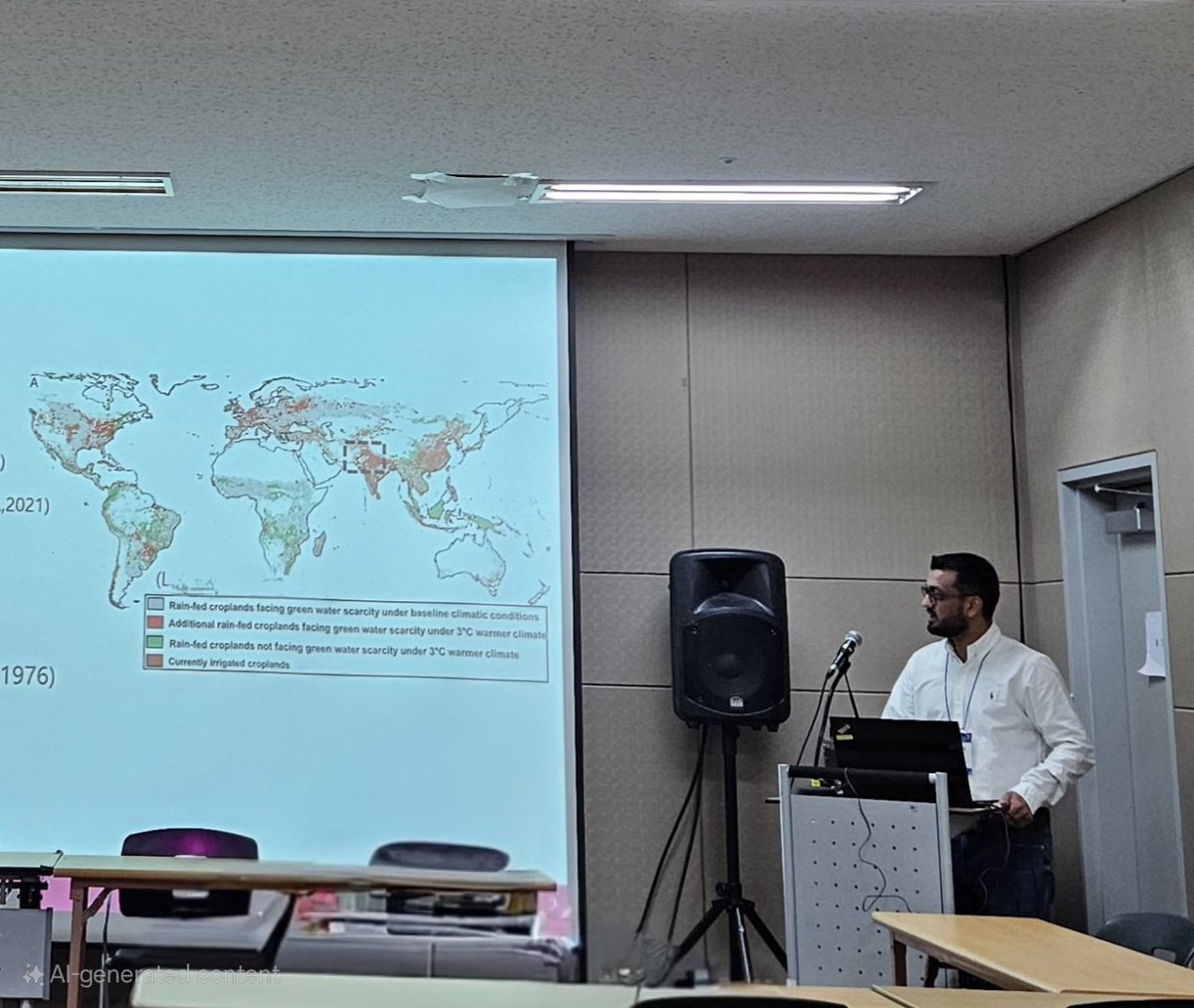 HassanR82912504's tweet image. Honored to present our research project &quot;Physics-Informed AI Modeling of Climate Change Impact on Water Resources in Pakistan&quot; 
@International session at the KWRA conference! 🌎💡 Sharing insights to address the pressing issues 🌟 #ClimateAction#waterresources  #knowledgedriven