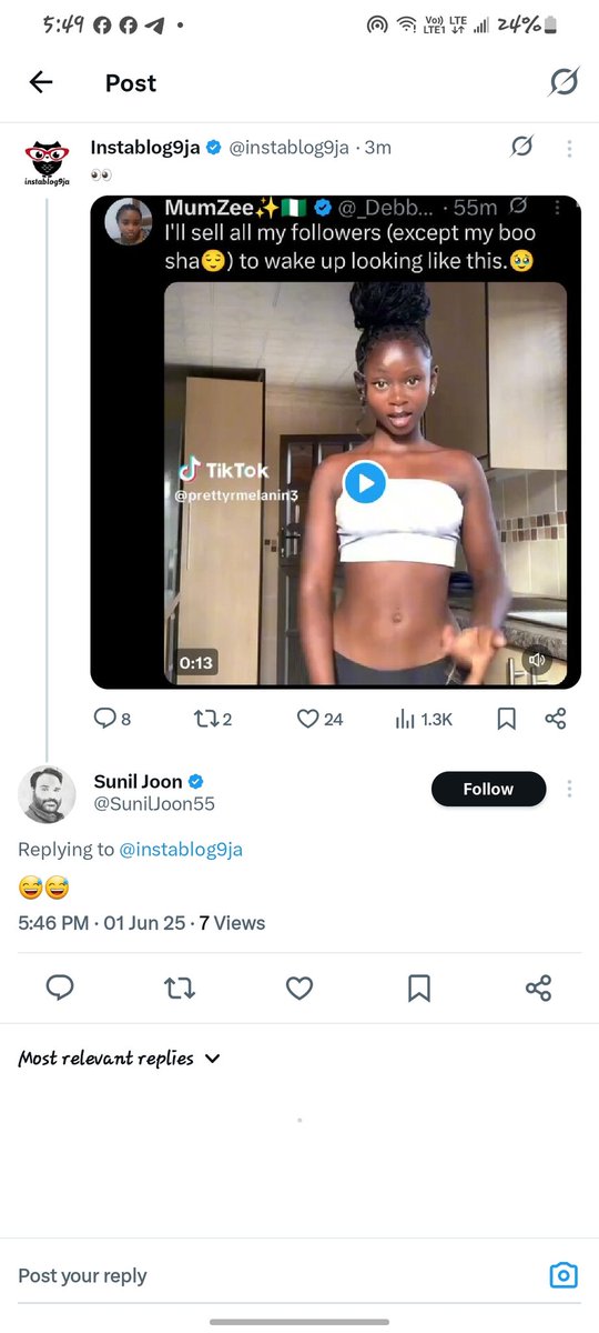 Wetin "Sholay" dey do under Instablog post with laughing emoji? 😳😂😂