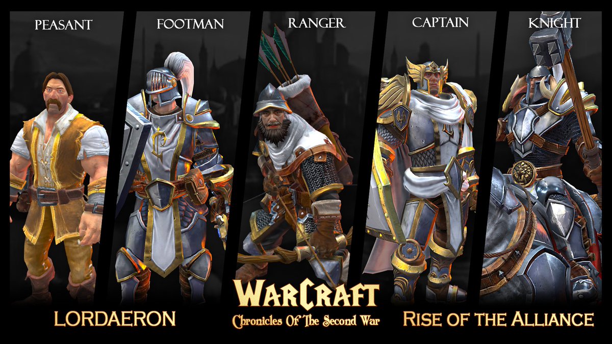 ⚔️ Forces of Lordaeron For the appearance of Lordaeron we chose to adhere  close to WC2 art and sprites. Their team colour was also changed to white  from light blue, as light