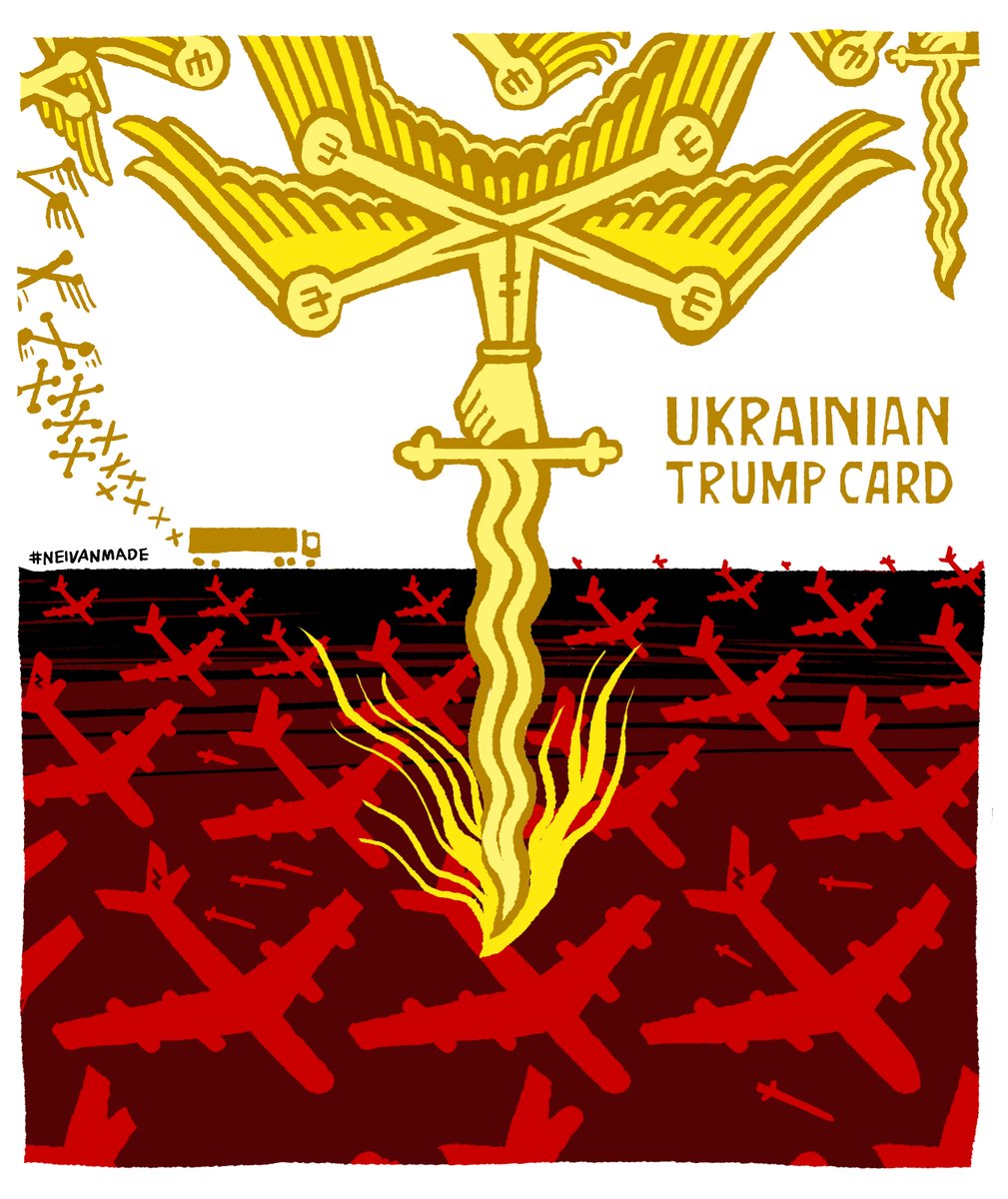 neivanmade's tweet image. Ukrainian forces launched a massive attack on Russian military targets. At least 41 strategic aircraft were hit.
Ukraine clearly has trump cards.
#neivanmade
@JPLindsley