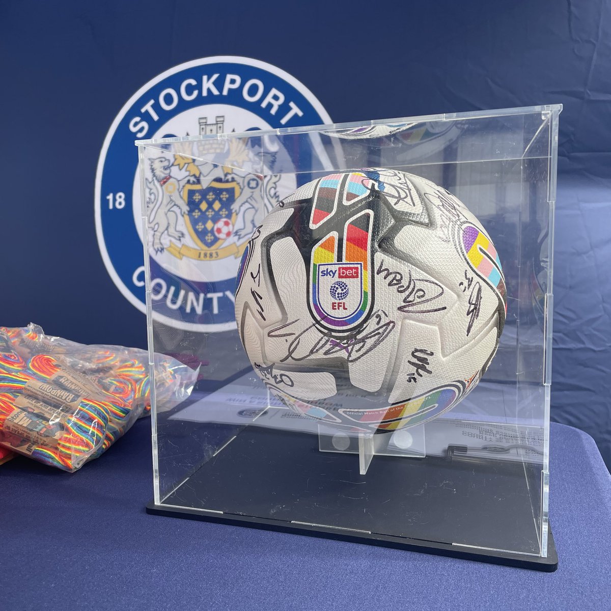 Stockport County Community Trust (@scfccommunity) on Twitter photo 🏳️🌈 A fab day at <a href="/StockportPride/">Stockport Pride</a>!
🏳️⚧️ Great to spread the word about our County Pride FC programme, supported by the Premier League Fans’ Fund.
⚽️ LGBTQ+ players train weekly (Fridays, 6pm, Powerleague Stockport).
👋 New participants welcome!
<a href="/StockportCounty/">Stockport County</a> <a href="/PLCommunities/">Premier League Communities</a> 🏳️🌈 A fab day at <a href="/StockportPride/">Stockport Pride</a>!
🏳️⚧️ Great to spread the word about our County Pride FC programme, supported by the Premier League Fans’ Fund.
⚽️ LGBTQ+ players train weekly (Fridays, 6pm, Powerleague Stockport).
👋 New participants welcome!
<a href="/StockportCounty/">Stockport County</a> <a href="/PLCommunities/">Premier League Communities</a>