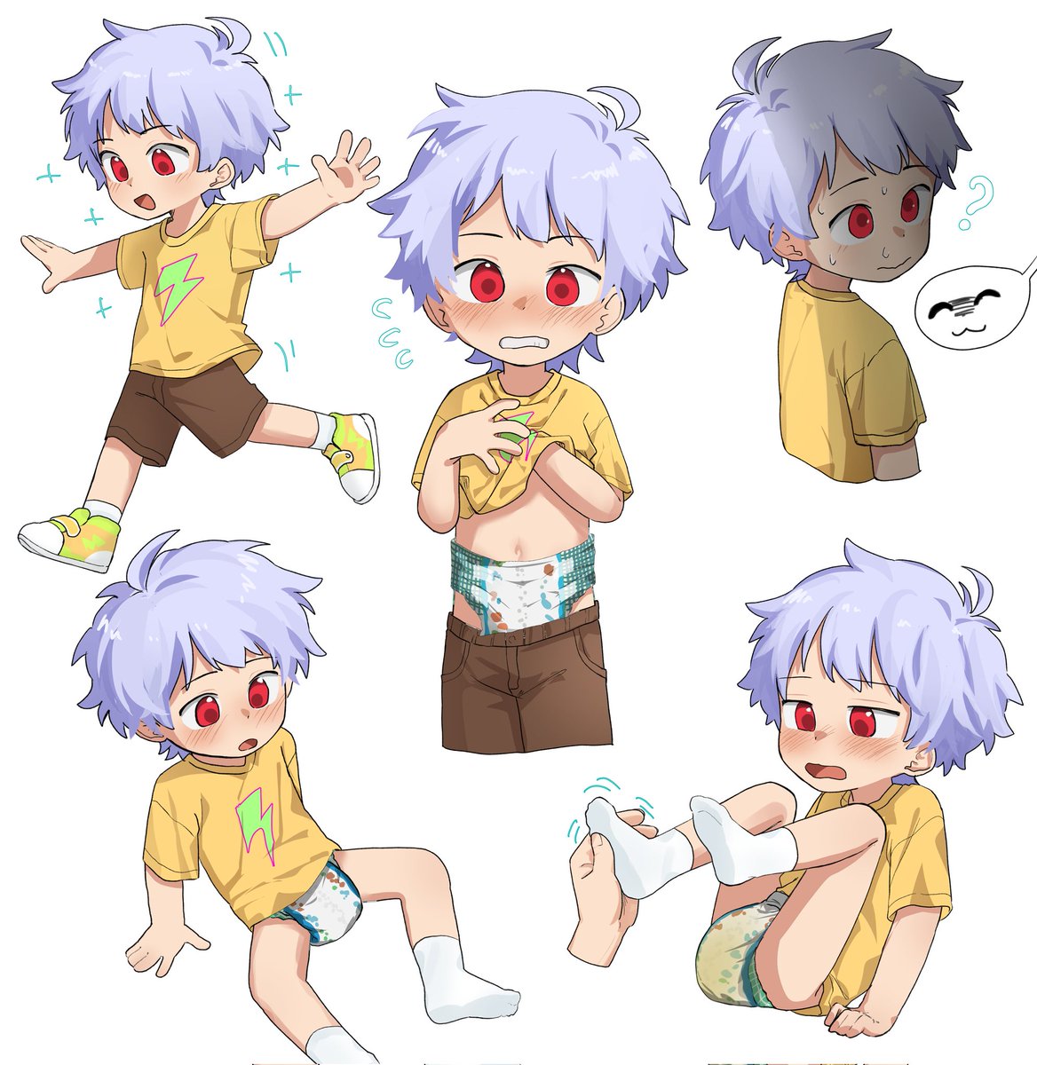 Look how adorable this lighting boy look like, remind me someone X3✨️✨️💖💖🍼

Thankyou for commission