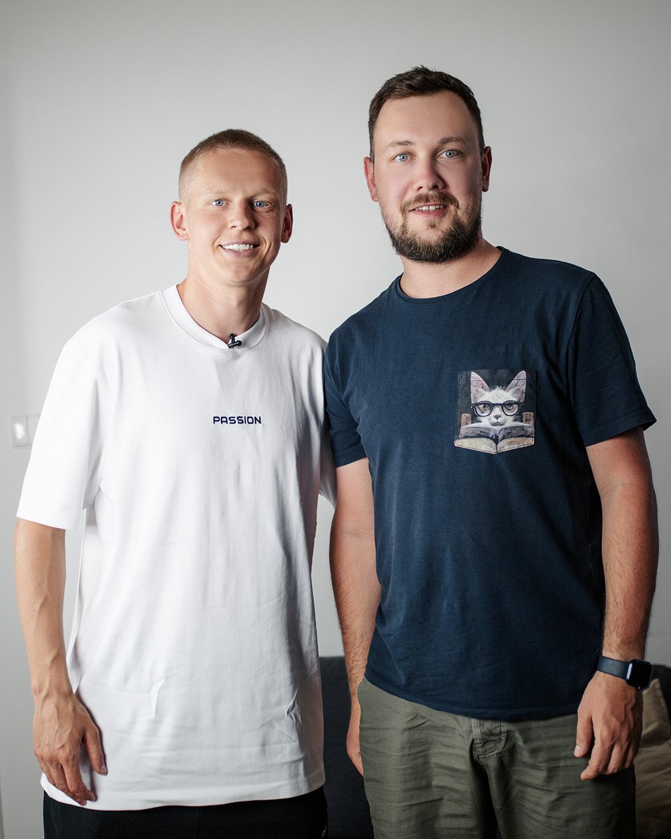 Kiedy tworzysz centrum treningowe dla graczy, a odwiedza cię piłkarz Arsenalu i reprezentacji Ukrainy 😎