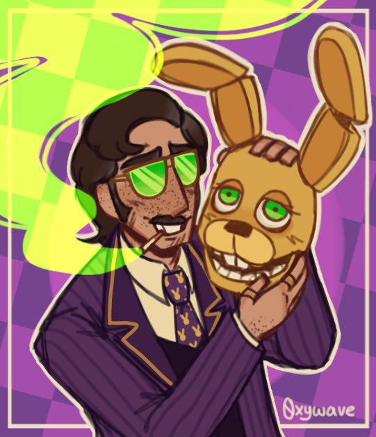 william afton and his beloved springbonnie costume 💛🐇💜
#fnaf