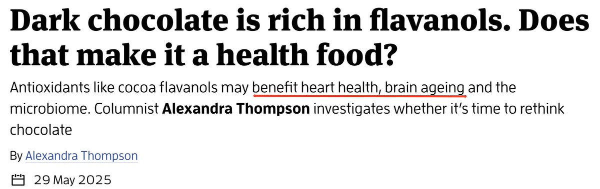 $CC #cocoa #cacao 
Esta fase aun no inicia:
'Los antioxidantes como los flavanoles del #cacao pueden beneficiar la salud del corazón, el envejecimiento cerebral y el microbioma.'