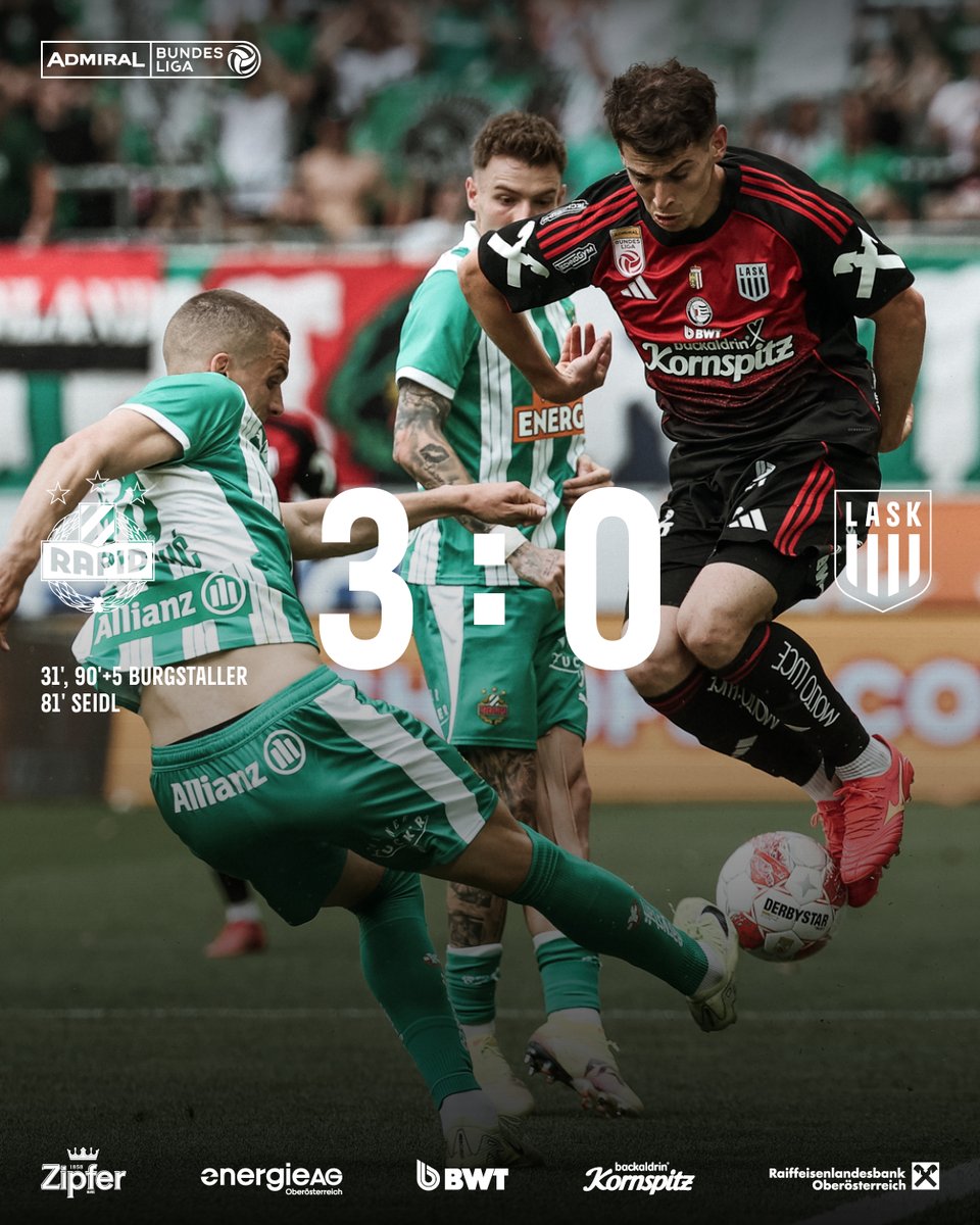 Aus und vorbei.
______________________________
🟢⚪SCR 3-0 ASK⚫⚪ #SCRASK #ADMIRAL FT