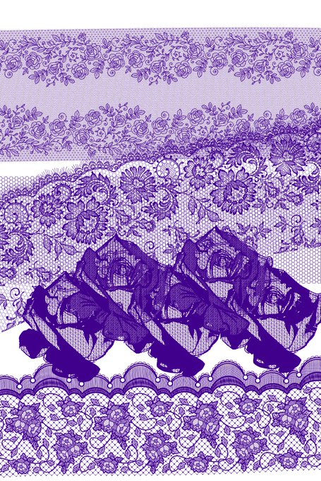 レースブラシを5種類作りました 