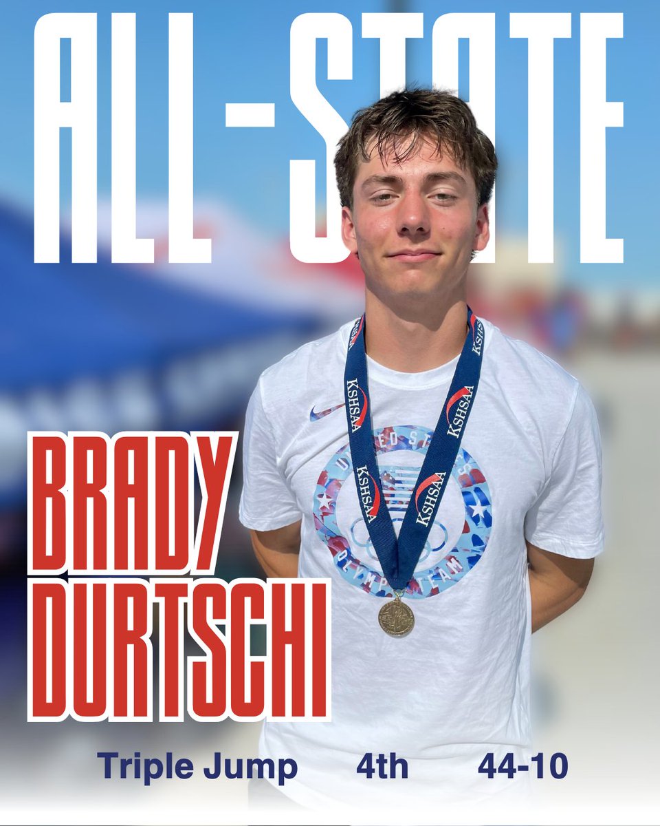 📈 Leveled up! Junior Brady Durtschi soared to 4th place in the Triple Jump with a mark of 44'10", improving from 7th last year. #mhstf25
