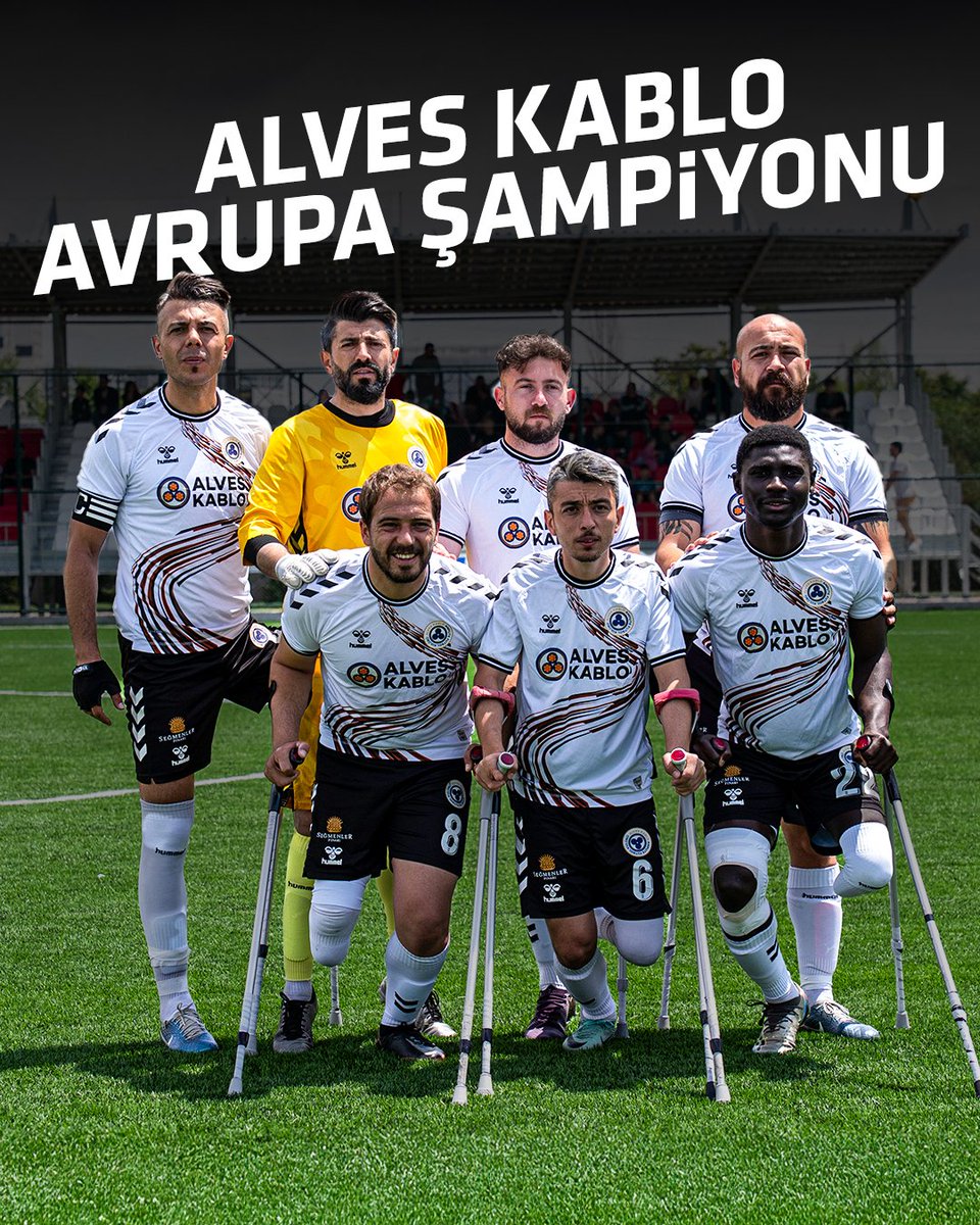Ankara’da düzenlenen 2025 Ampute Futbol Şampiyonlar Ligi'nde şampiyon olan Alves Kablo Ampute Futbol Kulübümüzü tebrik ediyorum.🏆🇹🇷👏🏻