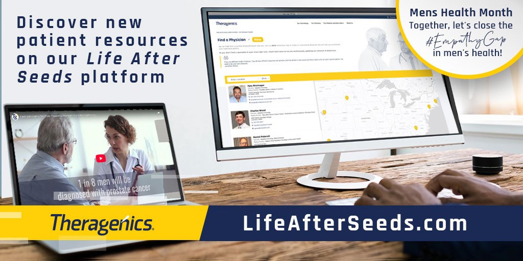 🌟 June is #MensHealthMonth! We're excited to launch resources for LDR #brachytherapy for patient care and education. Encourage patients to explore our Procedure Animation and Physician Finder at LifeAfterSeeds.com. Together, let's close the #EmpathyGap #LifeAfterSeeds
