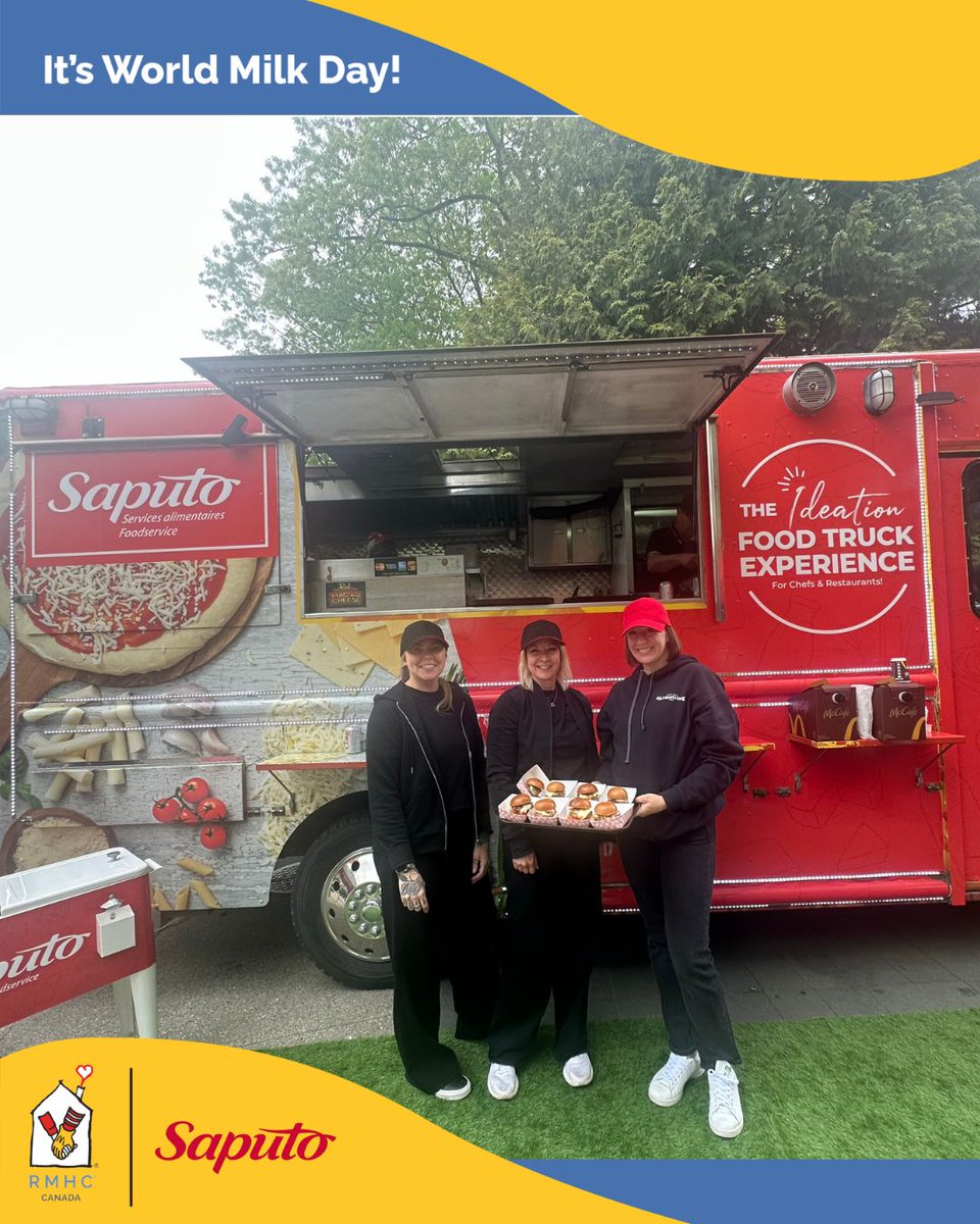 Happy World Milk Day! 🥛❤️

Today we’re raising a glass to our National Mission Partner, <a href="/SaputoInc/">Saputo</a>, for bringing nourishing, wholesome dairy products to our families during some of life’s toughest moments. 💛

#WorldMilkDay #Saputo #RMHC #NationalMissionPartner