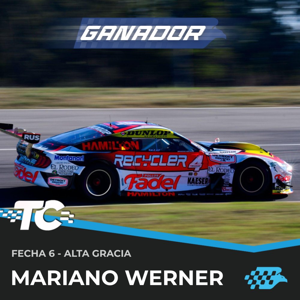 Campeonesnet's tweet photo. #TCenCórdoba - FINAL 🏁

🥇 Werner (Ford)
🥈 Santero (Ford)
🥉 Palazzo (Toyota)

📸 ACTC https://t.co/WWtHgjf8zx