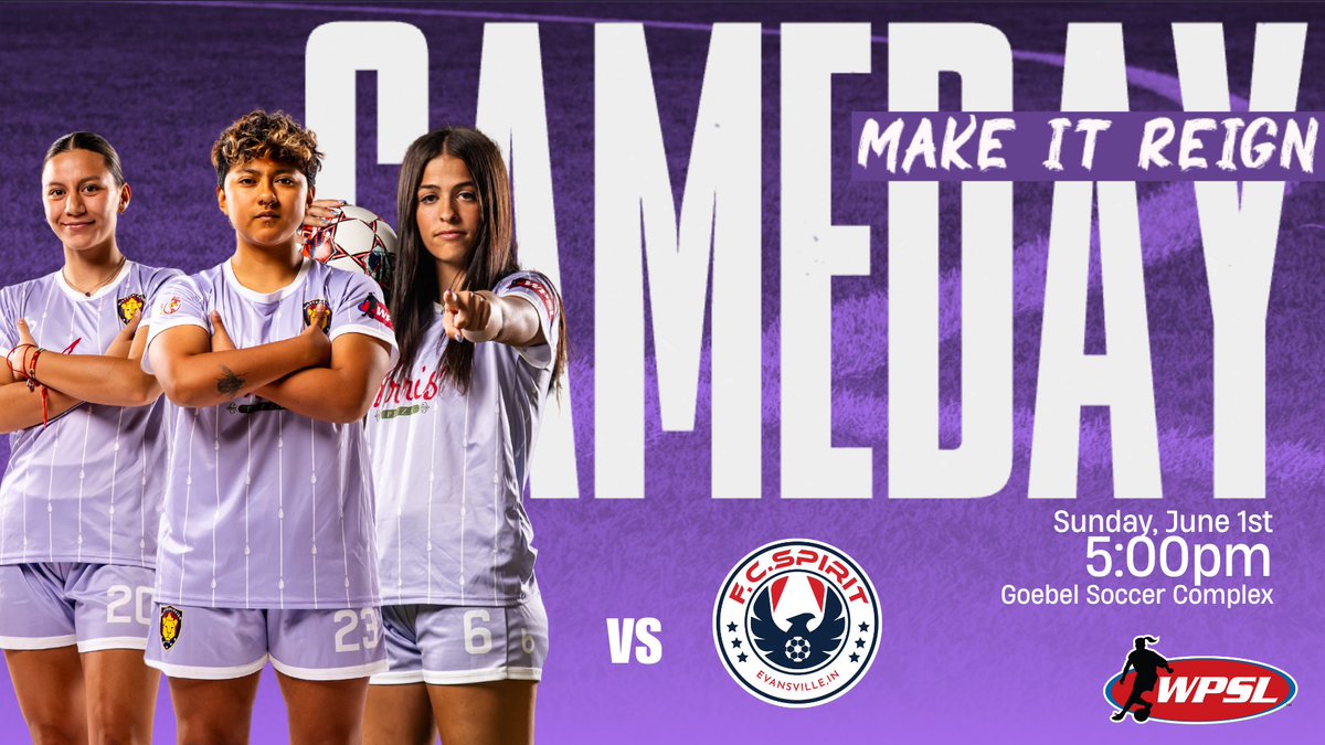 FIRST DIVISION-II MATCH FOR PROGRAM HISTORY 

🗓️: Sunday June 1st, 2025
⏰: 5:00pm EST (4:00pm CT) 
📍: Goebel Soccer Complex - 6800 N Green River Rd Evansville, IN 47725 United States 
🎥: no stream