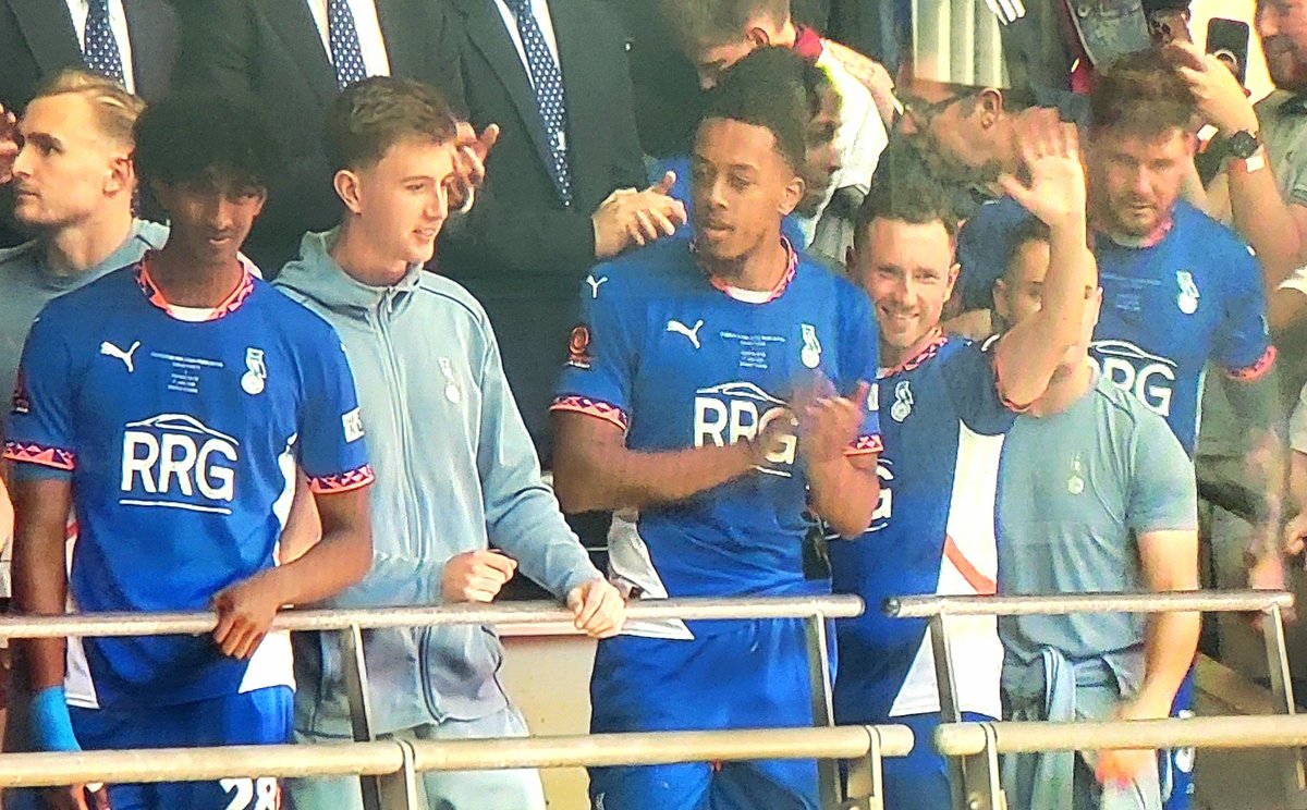 Congratulations <a href="/VimalY45/">Vimal Yoganathan</a> and Oldham Athletic, on promotion to League 2 <a href="/BarnsleyFC/">Barnsley FC</a>