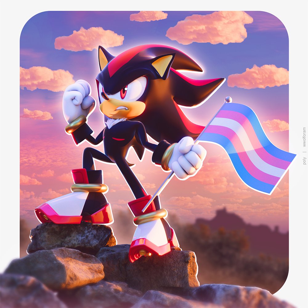 wwolforam's tweet image. SHADOW SAYS PROTECT TRANS KIDS