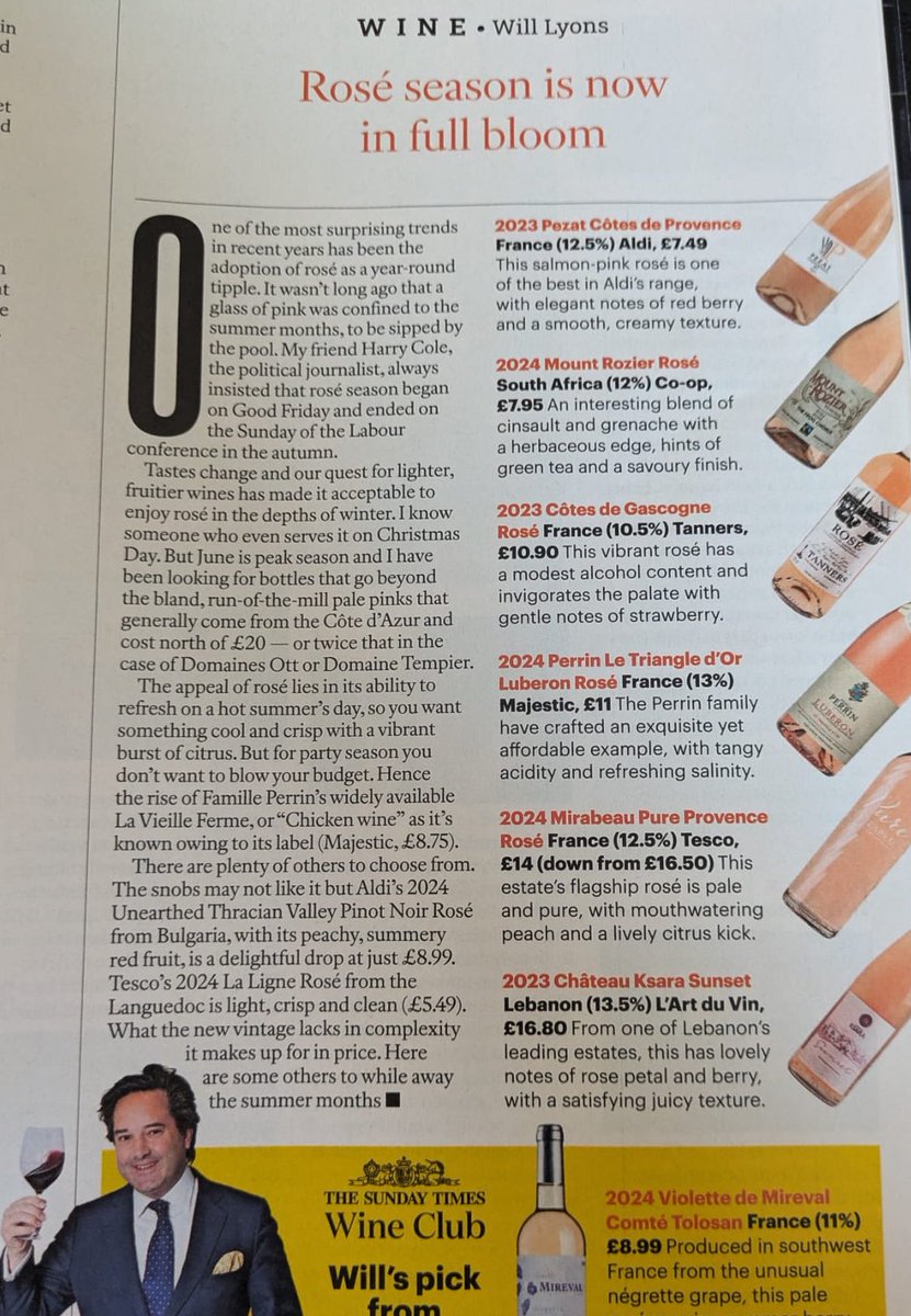 Harry Cole (@mrharrycole) on Twitter photo Important moment as Cole’s Law of Rosé makes the paper of record via <a href="/Will_Lyons/">Will Lyons</a> 🍷 cheers Important moment as Cole’s Law of Rosé makes the paper of record via <a href="/Will_Lyons/">Will Lyons</a> 🍷 cheers