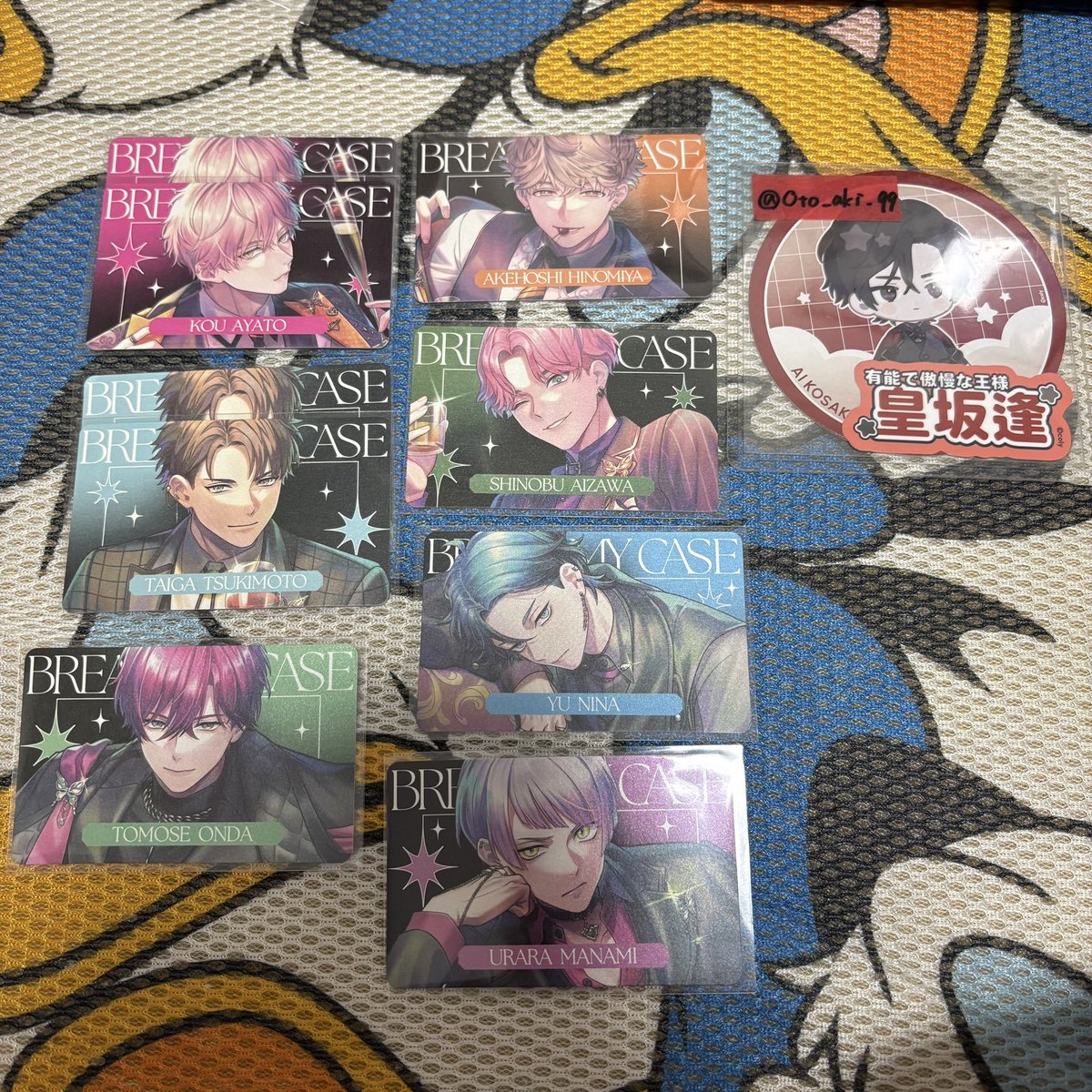 【交換、譲渡】
BREAK MY CASE ブレマイ 1th Anniversary 缶バッジ 缶バ 特典

譲▷城瀬、綾戸、樋宮、環野、槻本、◎御門、相沢、恩田、新名、麻波

求▷皇坂 or定価+(送料)

・郵送(2〜)or都内手渡し
・◎のみ譲渡可