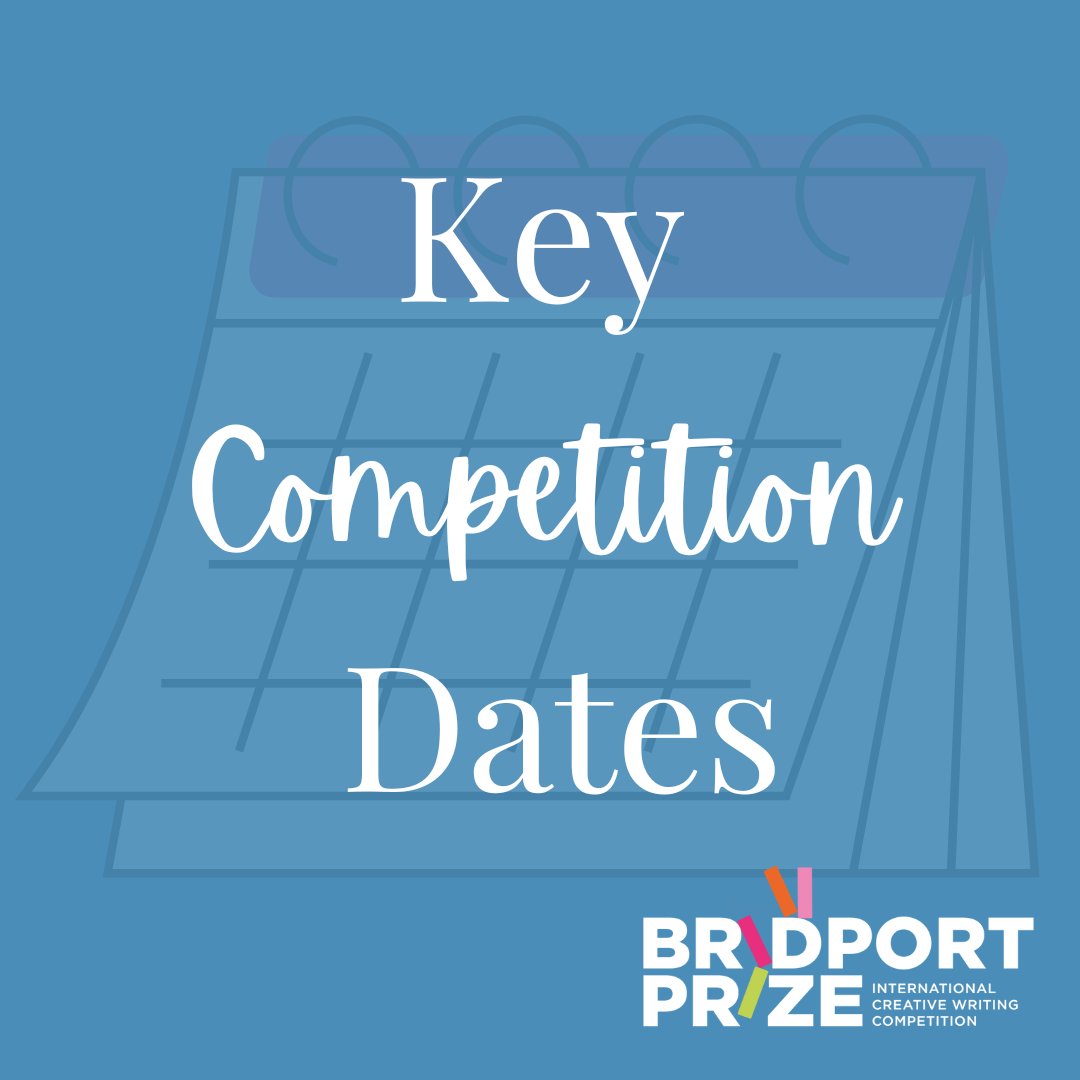 If you submitted your flash fiction, short story, poetry or novel to our creative writing competition, find out what happens next! 

Key competition dates can be found at bridportprize.org.uk/writers-room/k…

#CreativeWritingPrize #WritingCommunity