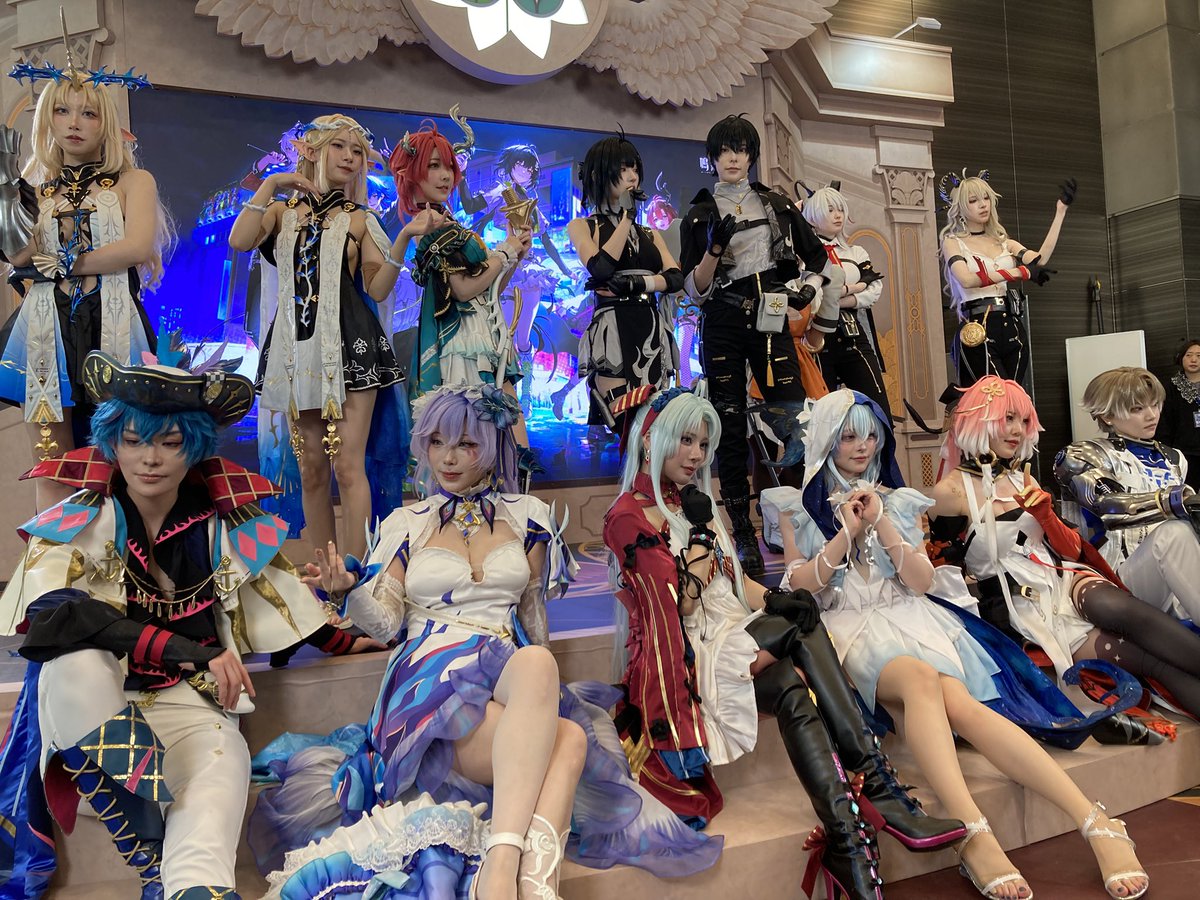 コスプレイヤーの人全員の写真とれて良かったー！
#めいちょう1周年