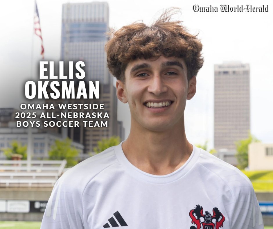 World-Herald Sports (@owhsports) on Twitter photo Congrats to <a href="/westside_soccer/">Westside Warriors - Boys Soccer</a>'s Ellis Oksman for being named to The World-Herald's All-Nebraska first team!
Meet the team:
omaha.com/sports/high-sc…
#nebpreps Congrats to <a href="/westside_soccer/">Westside Warriors - Boys Soccer</a>'s Ellis Oksman for being named to The World-Herald's All-Nebraska first team!
Meet the team:
omaha.com/sports/high-sc…
#nebpreps