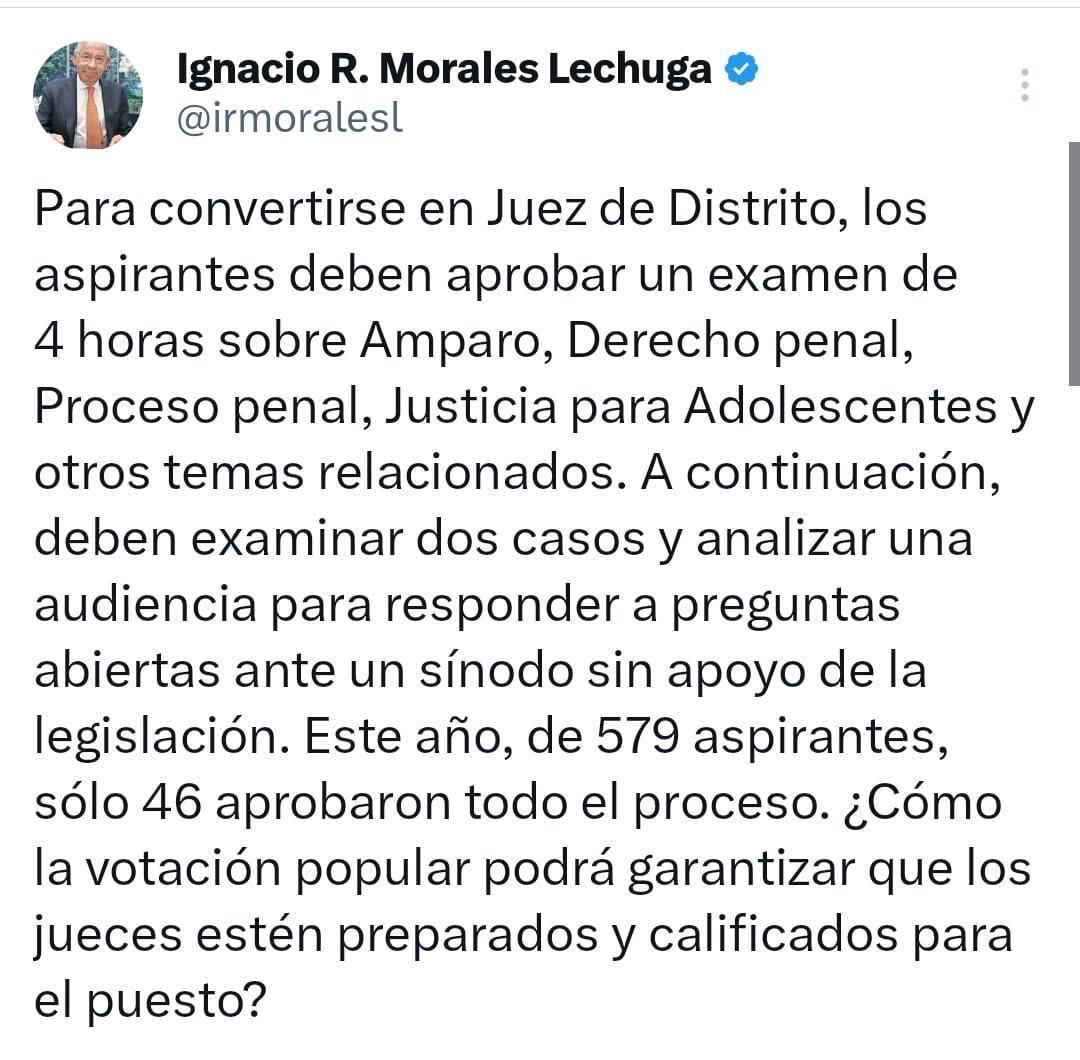 México 🇲🇽 hoy ENTIERRA la carrera judicial 😢
.
La curva de aprendizaje, el tiempo que le tomará a los nuevos Jueces, Magistrados y Ministros aprender, será muy larga, pero sobre todo muy costosa 
.