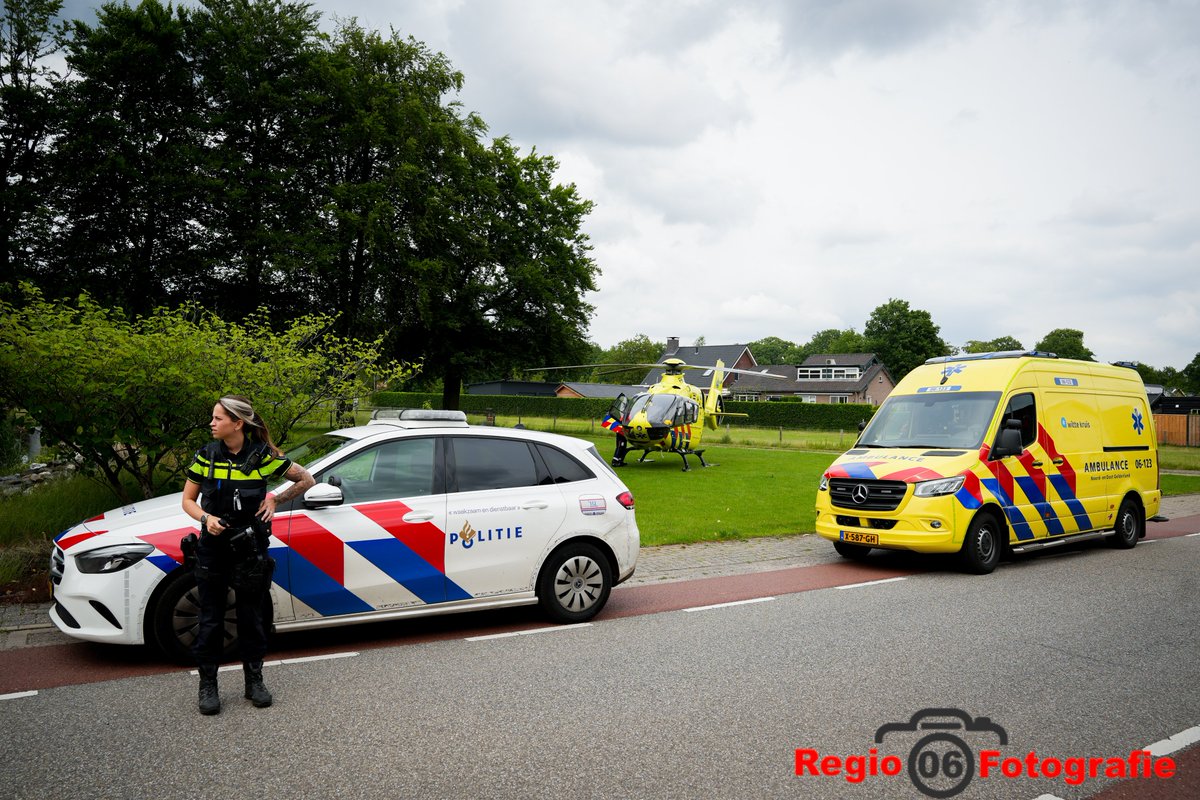 Fietser gewond na val in Hoenderloo