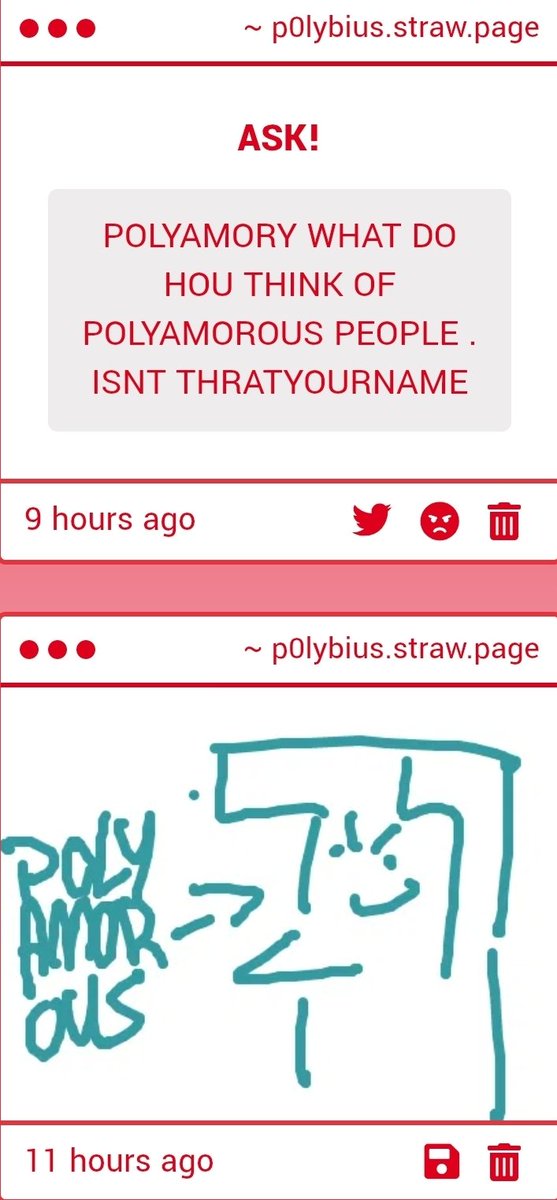 NOT MY NAME But polyamorus people should come down to my arcade in... Portland , Oregon...