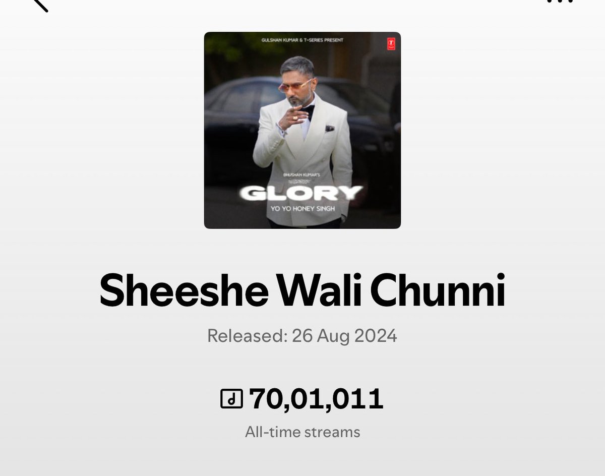 Girikaman's tweet image. Lucky no. 7 - million streams up  on spotify. #sheeshewalichunni❤️ #yoyohoneysingh #girikaman #ShehnaazGill #harharmahadev🕉️ 

#ghode-3 release date announcement 📣 tomorrow , with my another top notch haryanvi bhai #masoomsharma