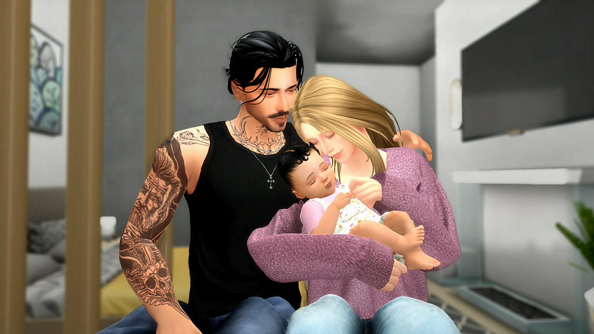 HAPPY PRIDEEE MONTH!! from my little rainbow family Kolton, Henry and baby Wendy 🌈🩷🩷

#TheSims4