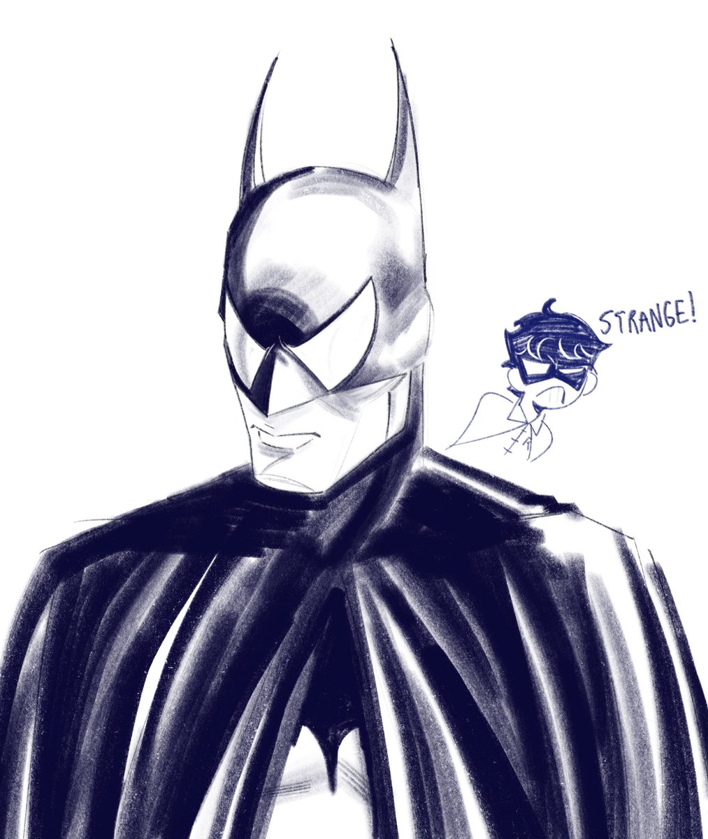 Kan (@jpegkan) on Twitter photo what if Batman had big eyes like Spider-Man what if Batman had big eyes like Spider-Man