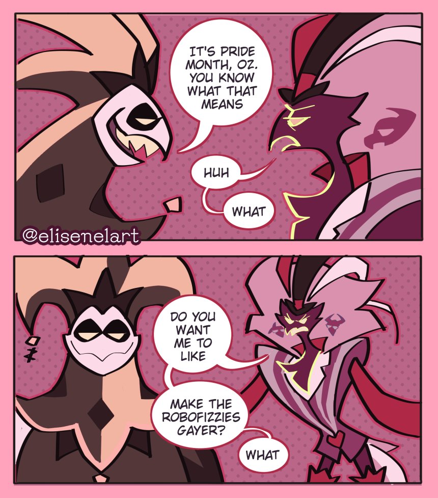 Bringing back this silly meme redraw for pride month 🌈✨