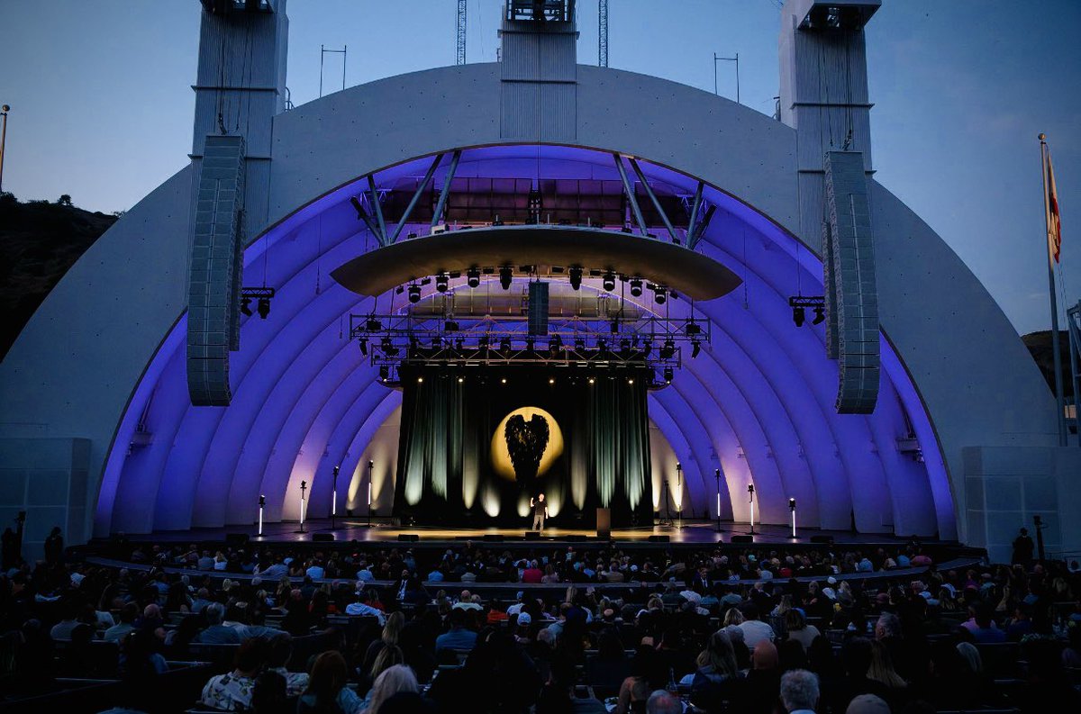 Thanks to the amazing packed out crowd at The Hollywood Bowl last night. Everything was perfect. A beautiful evening in the most iconic venue in the world. I enjoyed it even more than last time although it was still just as surreal.