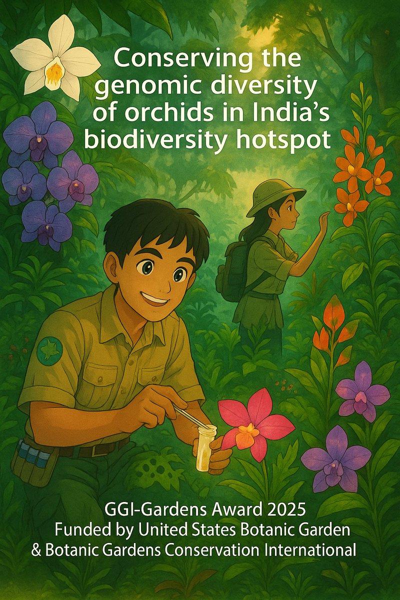 ANURAG DHYANI (@anuragdhyani) on Twitter photo Honoured to receive the 2025 Global Genome Initiative–Gardens Award, supported by <a href="/USBotanicGarden/">usbotanicgarden</a> and <a href="/bgci/">Botanic Gardens Conservation International</a> #orchid #conservation #biorepository Honoured to receive the 2025 Global Genome Initiative–Gardens Award, supported by <a href="/USBotanicGarden/">usbotanicgarden</a> and <a href="/bgci/">Botanic Gardens Conservation International</a> #orchid #conservation #biorepository