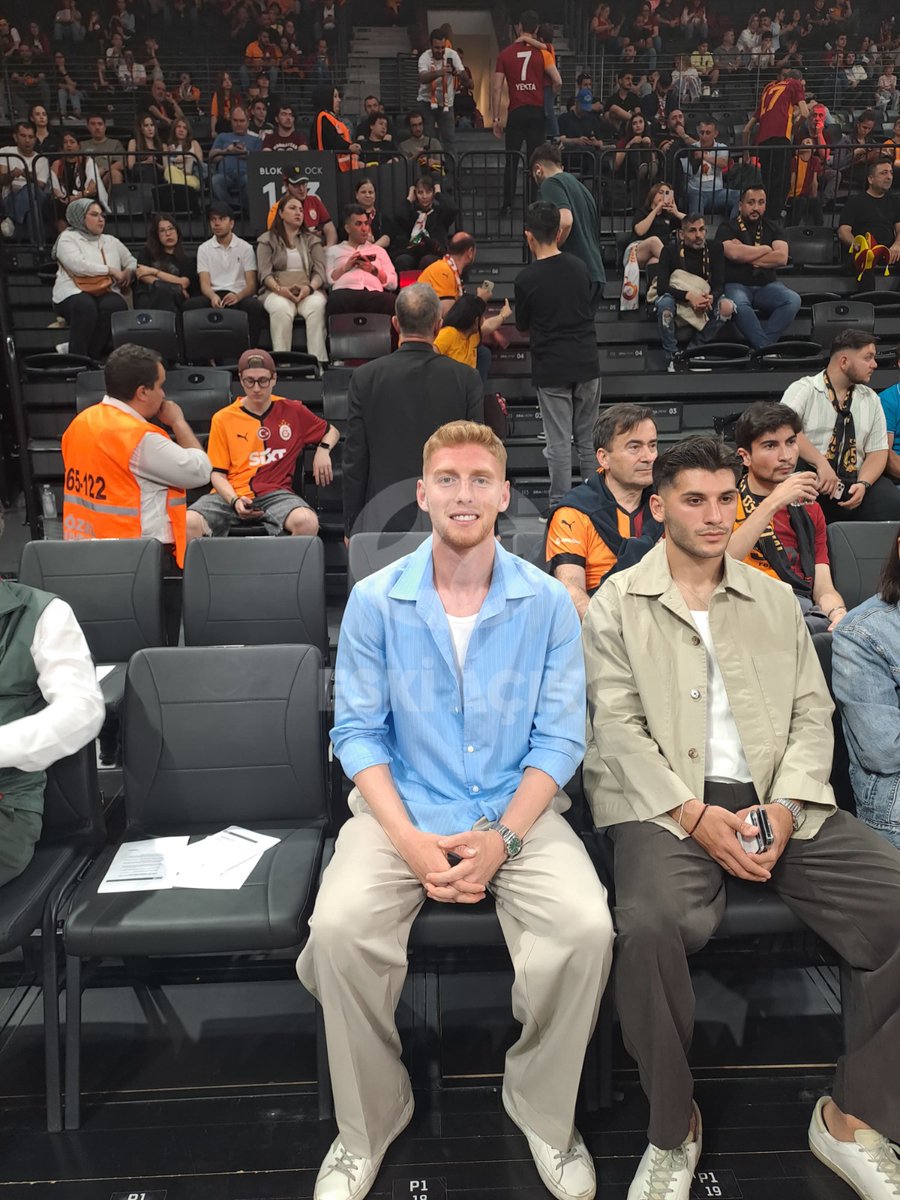 Metehan Baltacı, Galatasaray-Beşiktaş Fibabanka maçı için Abdi İpekçi'de.