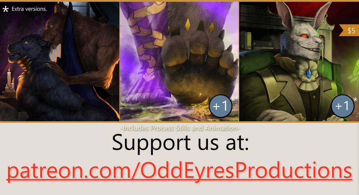 Art Rewards for June, 2025, are available!
patreon.com/c/OddEyresProd…