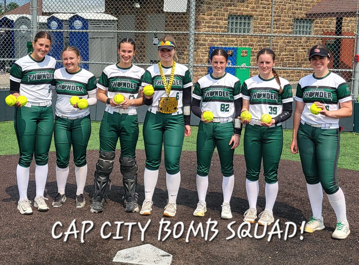 What a weekend to start OT08s season! Went 5-1-1 at Cap City and hit a combined 10 HRs for the weekend. Rachel Perry (2) Rylee Ward (2)  Olivia Pamer (2)  Mackenzie Chafin (1)  Sophia Pamer (1)  Rose Yunger (1) Addy Plummer (1)  keep swinging! 👏<a href="/SophiaPamer2027/">Sophia pamer</a> <a href="/RachelPerry1280/">Rachel Perry</a>