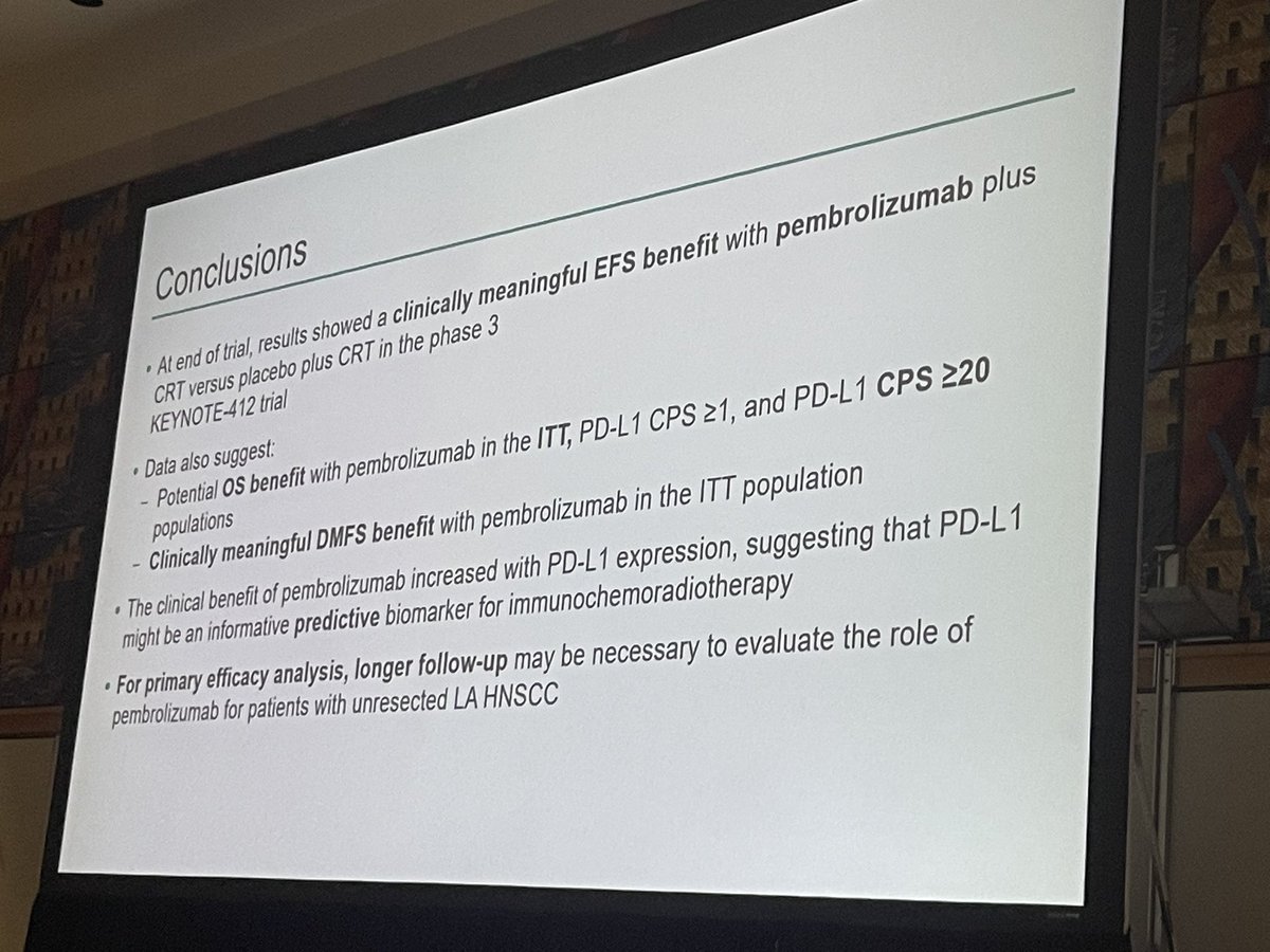 Pablo Jiménez (@pauljil) on Twitter photo 💥Keynote-689
Favourable DMFS HR 0.71, with half second tumors than SoC
🟠Keynote-412: Novel positive extended DMFS, but OS still negative
<a href="/ASCO/">ASCO</a> #ASCO25 <a href="/OncoAlert/">OncoAlert</a> <a href="/OncBrothers/">Oncology Brothers</a> <a href="/brunolarvol/">ONCO BRUNO</a> #hncsm 💥Keynote-689
Favourable DMFS HR 0.71, with half second tumors than SoC
🟠Keynote-412: Novel positive extended DMFS, but OS still negative
<a href="/ASCO/">ASCO</a> #ASCO25 <a href="/OncoAlert/">OncoAlert</a> <a href="/OncBrothers/">Oncology Brothers</a> <a href="/brunolarvol/">ONCO BRUNO</a> #hncsm