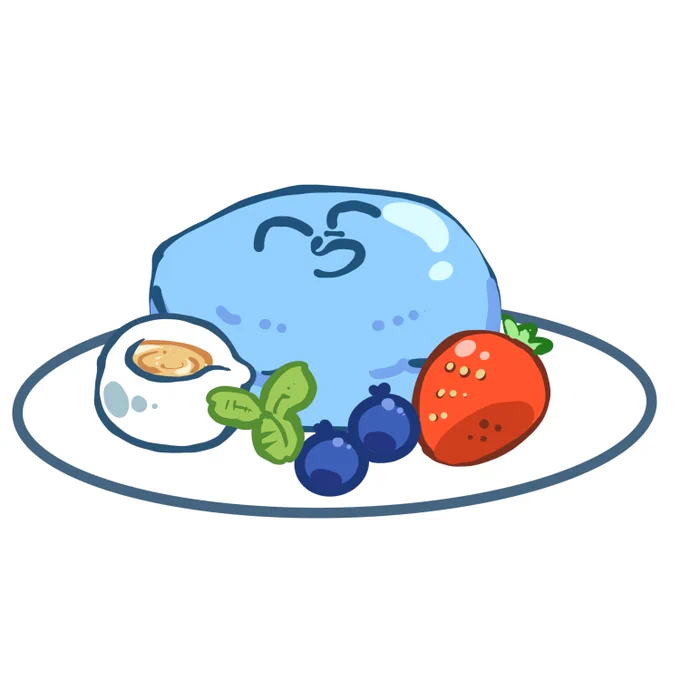 過去に描いたやつあった #らパンケーキ