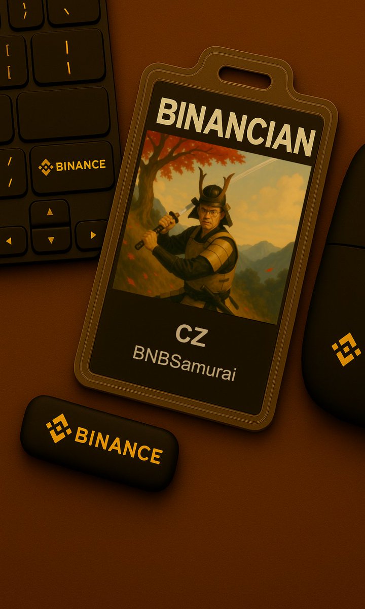 BNB_ID_CTO's tweet photo. Welcome the new Binance BINANCIAN, Binance #Samurai https://t.co/v2KcO6JmNa