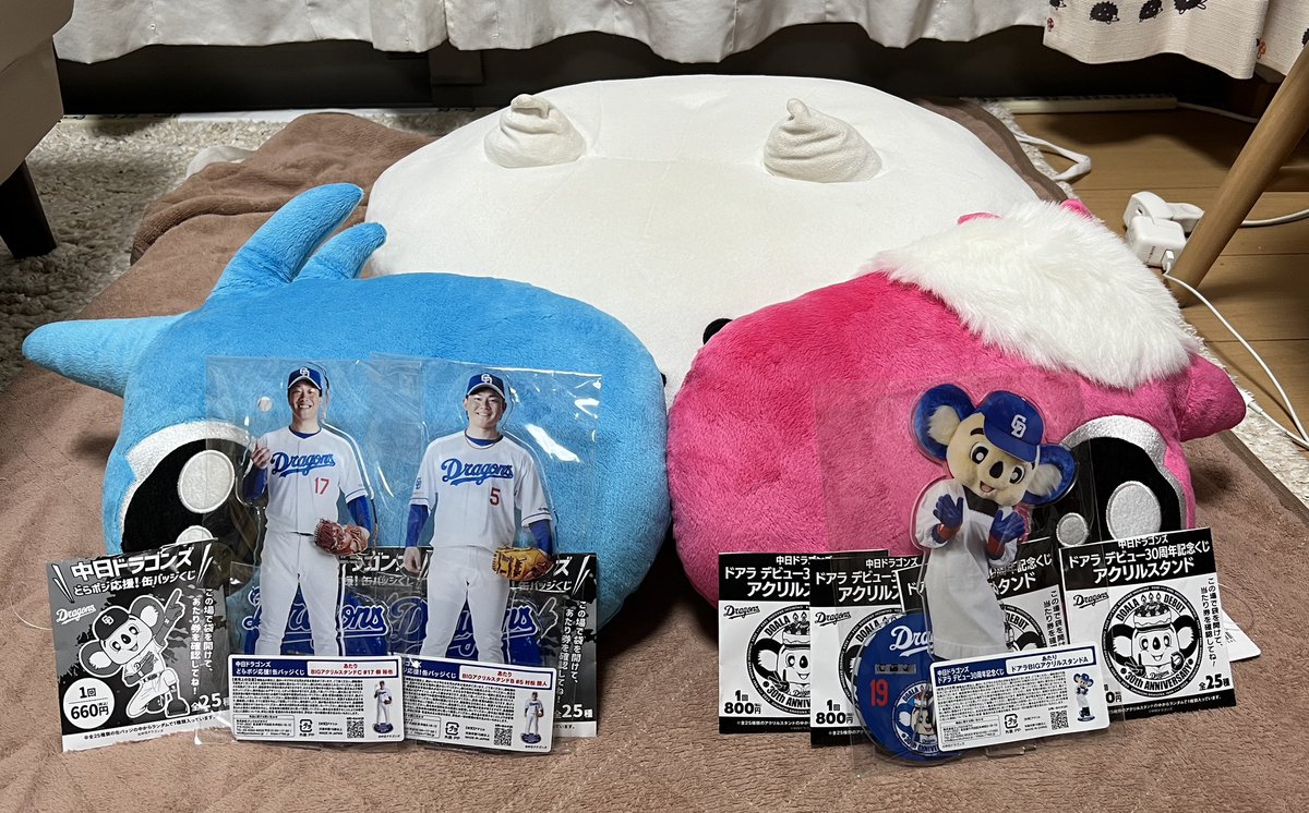 中日ドラゴンズ どらポジ応援！缶バッジくじ　BIGアクスタセット 中日ドラゴンズ どらポジ応援！缶バッジくじ BIGアクスタセット