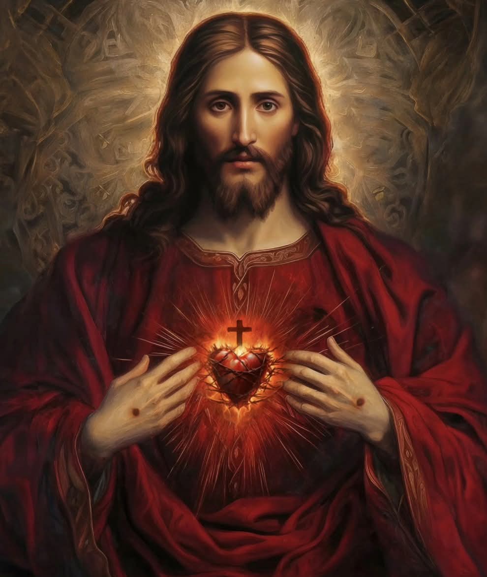 mhonividente's tweet image. "¡Oh Sagrado Corazón de Jesús!! Ten piedad de nosotros, pobres pecadores, y concédenos las gracias que pedimos en nombre del Inmaculado Corazón de María, nuestra tierna Madre, y de San José, padre adoptivo de Jesús, que ruegan por nosotros. Amén."