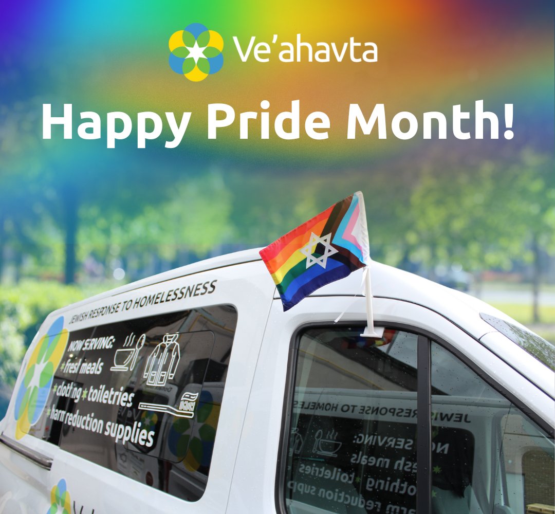 Happy Pride month! 🏳️‍🌈
At Ve'ahavta we believe that EVERY person has their own unique gift to share with the world. And every person  has the right to freedom, respect, and equality. We celebrate all the world's beautiful colours!