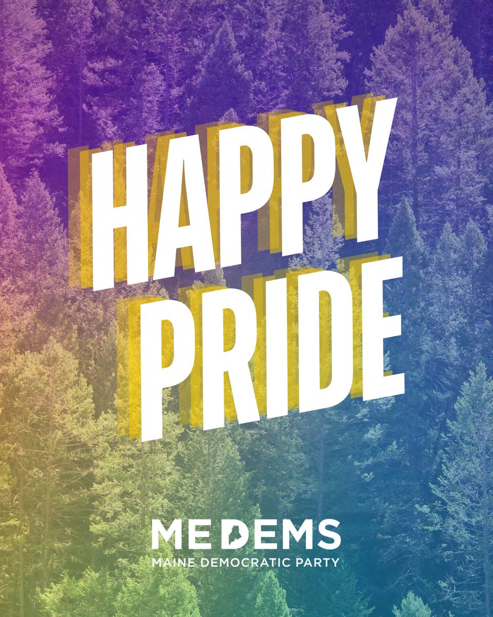 🏳️‍🌈 Happy Pride Month Maine! We stand with LGBTQ+ Mainers in the fight for justice, visibility, and joy—this month and every month.