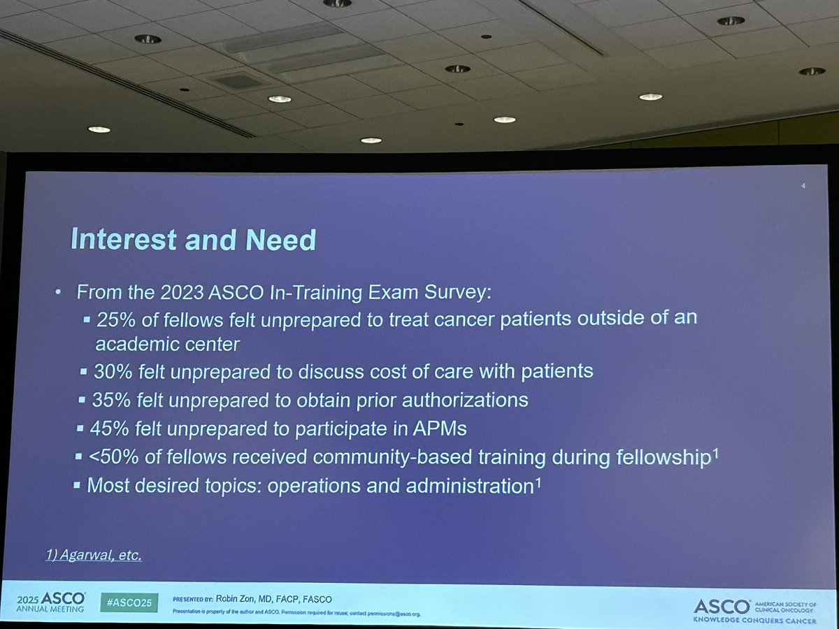 DeepaRangachari's tweet image. From @ASCO PD breakfast, call from ASCO President Dr. Zon re: need for better education on clinical operations and business, supported by work from our own #HemeOncMedEd team re: goal-concordant fellowship training and community-based practice- ASCO Edge program