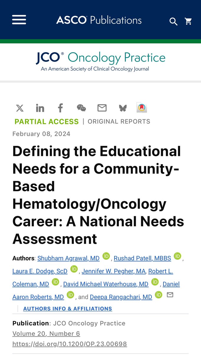 DeepaRangachari's tweet image. From @ASCO PD breakfast, call from ASCO President Dr. Zon re: need for better education on clinical operations and business, supported by work from our own #HemeOncMedEd team re: goal-concordant fellowship training and community-based practice- ASCO Edge program